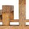 Hello Honey® 6" Natural 3 Section Mango Wood Cutting Board Stand